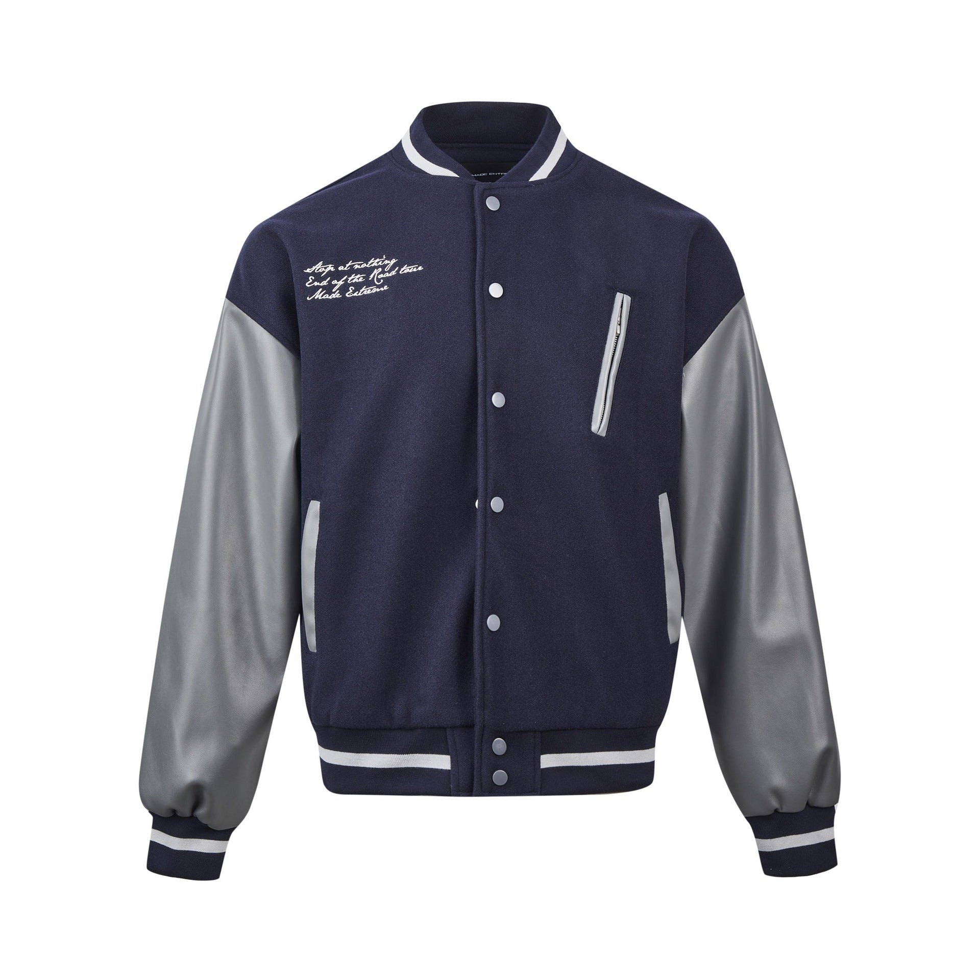 Leather baseball Jacket