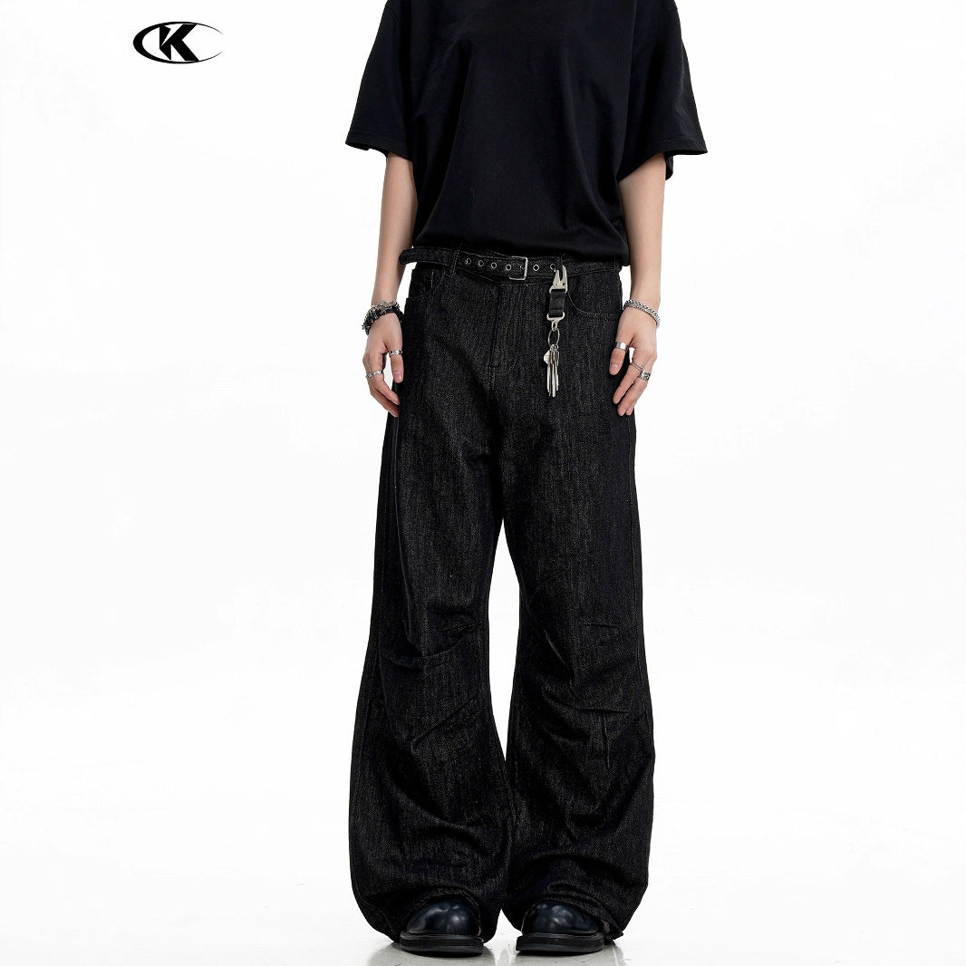 Faded Straight Clean Trousers