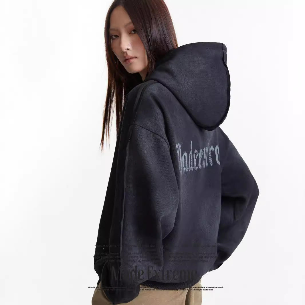 Embroidered Printed Casual Sweatshirt