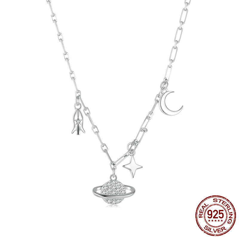 Leusna starry sky necklace