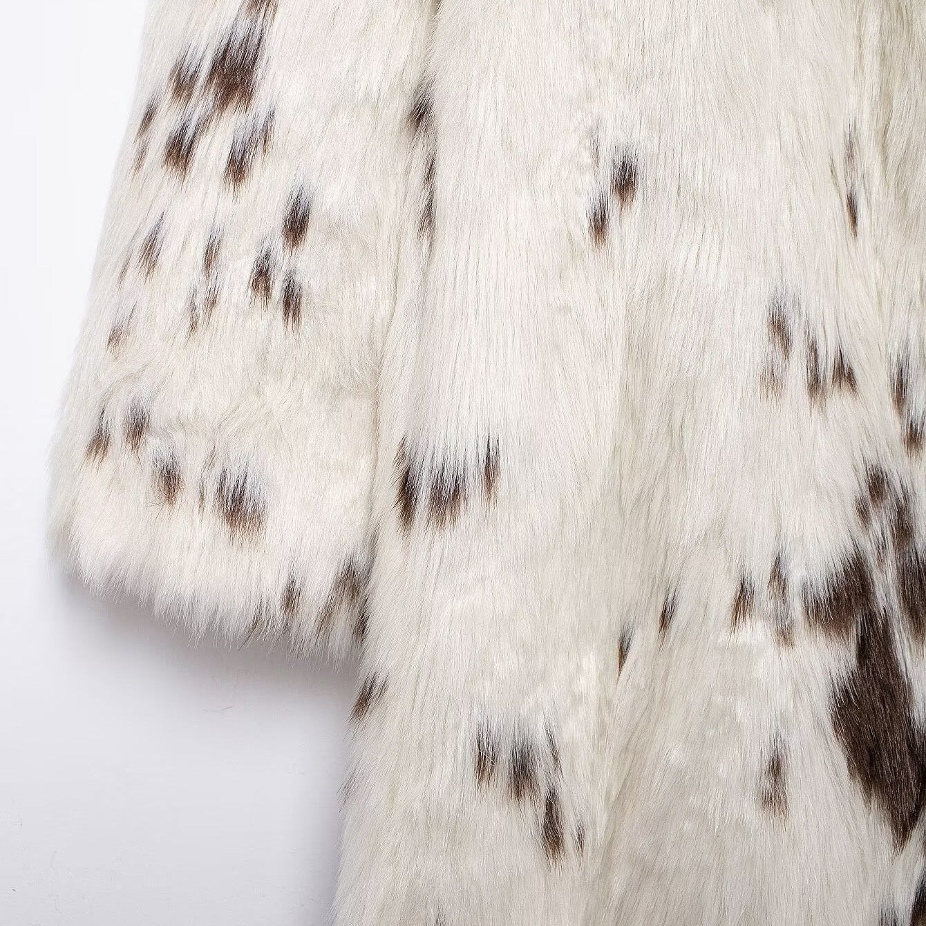 Animal Pattern Fur Coat