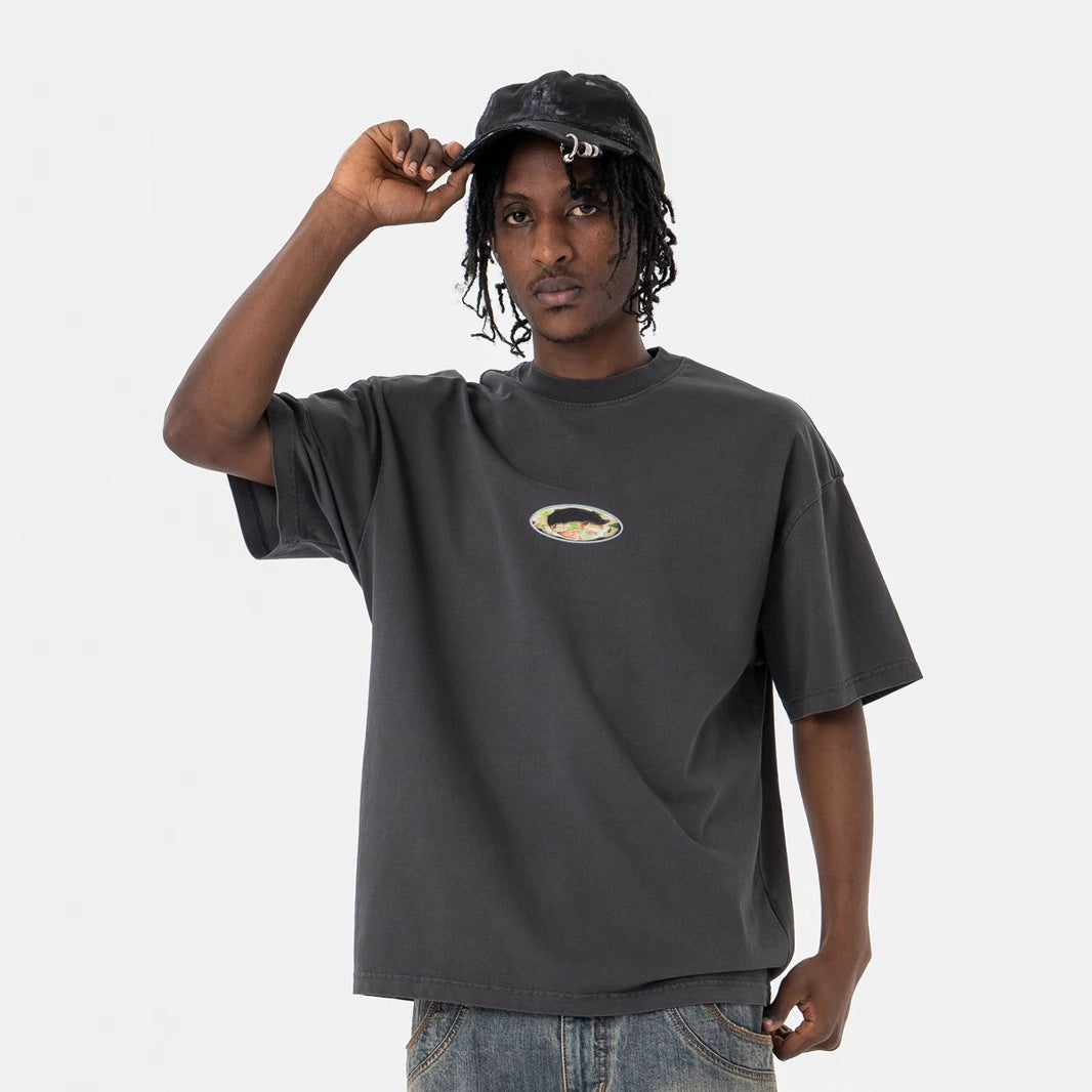 Men's Retro Print T-Shirt
