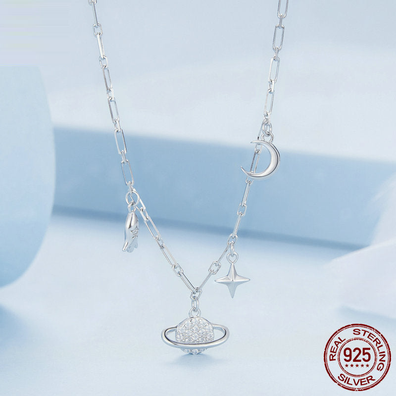 Leusna starry sky necklace