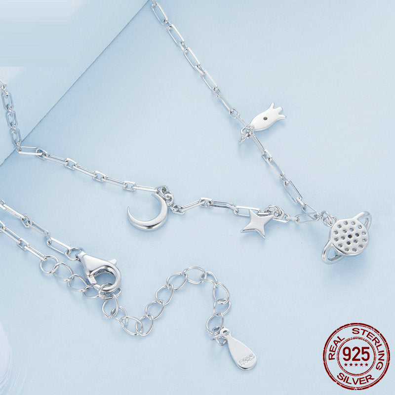 Leusna starry sky necklace