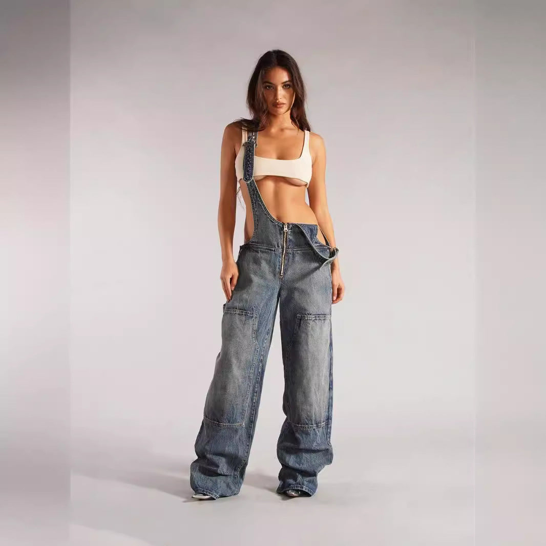 Autumn style overalls pants