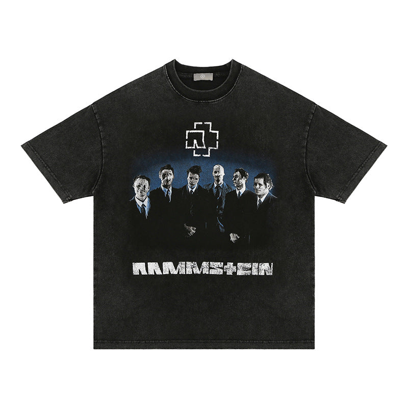 Letter Print Vintage T-Shirt