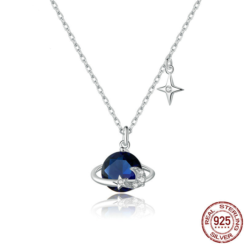Leunsa starry sky pendant necklace