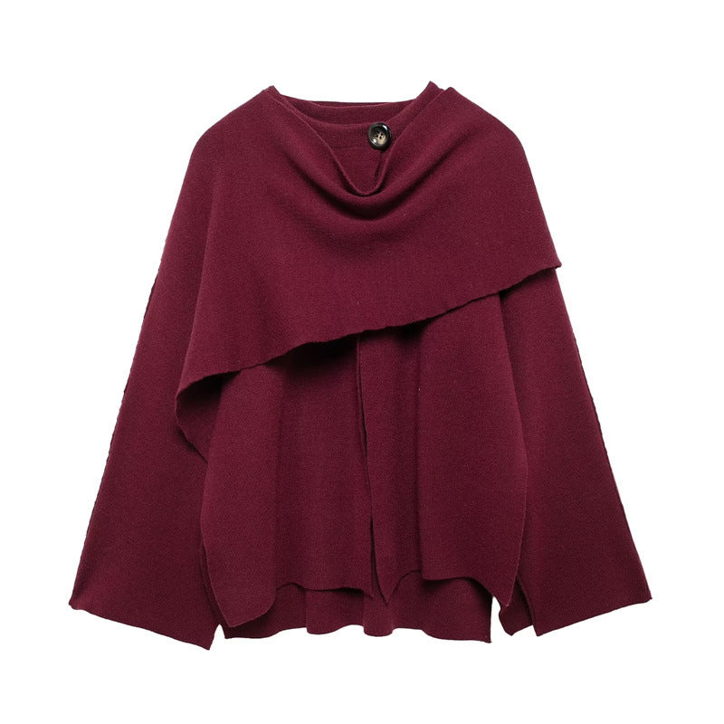 temperament cloak style sweater
