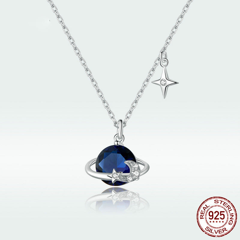 Leunsa starry sky pendant necklace