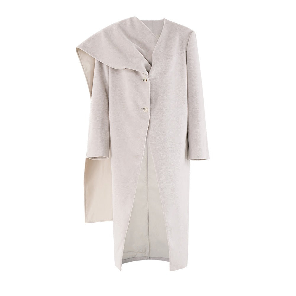 Shawl Design Long Coat