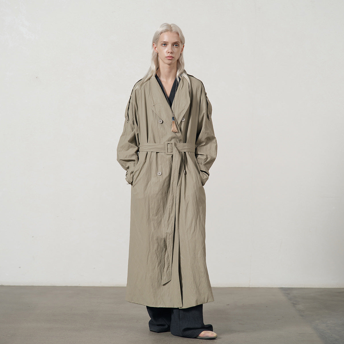Leather Trench Coat