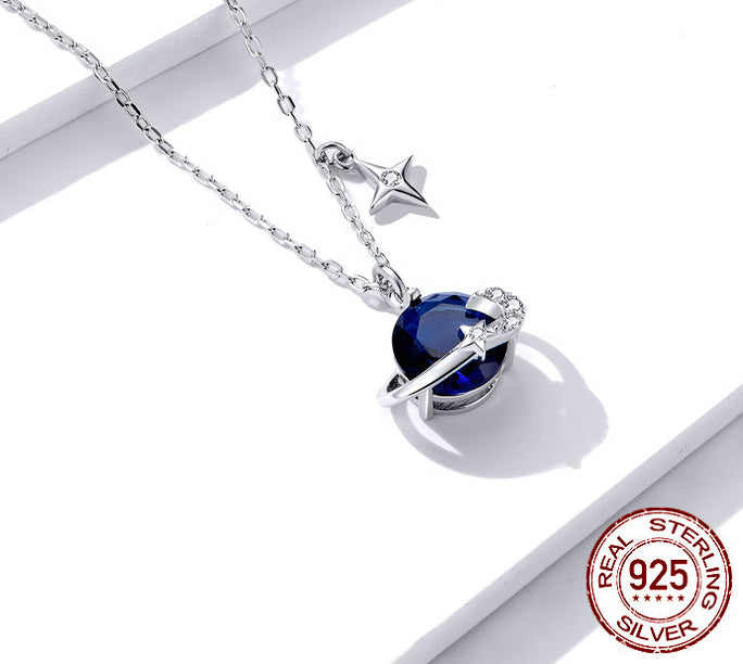 Leunsa starry sky pendant necklace