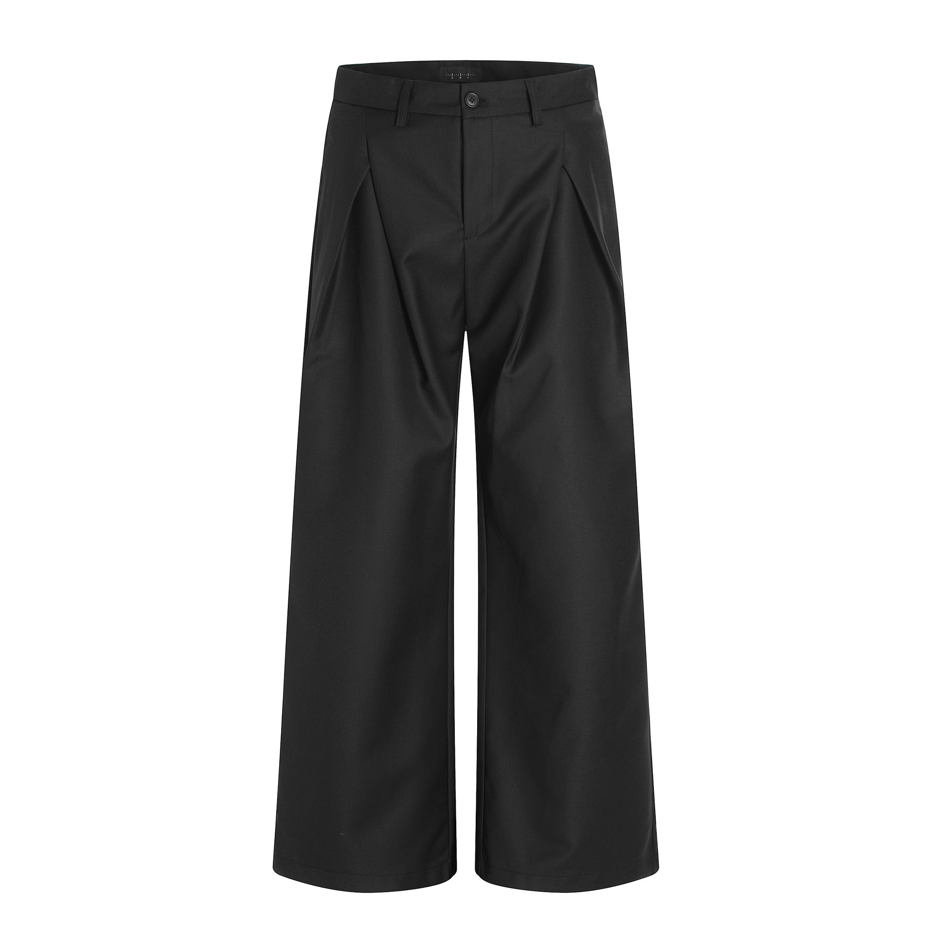 Pleats Slimming and Casual Long Pants