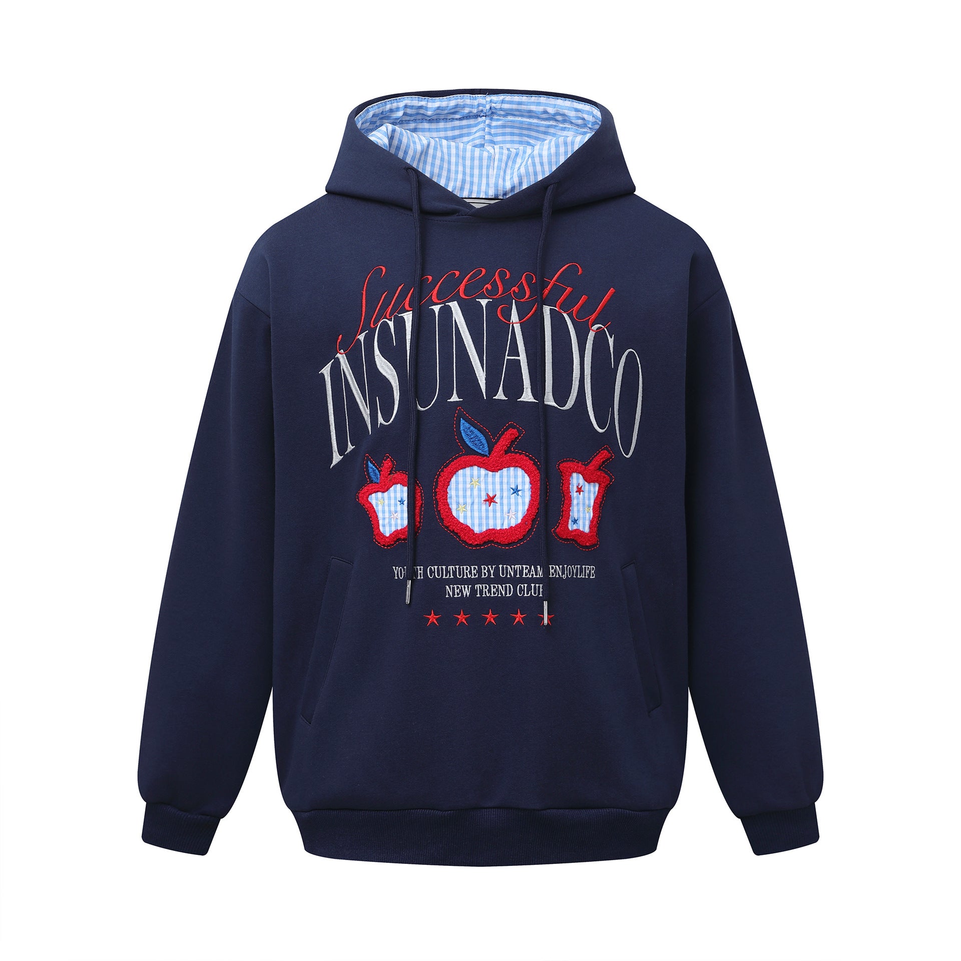 Embroidered hoodie sweatshirt