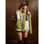 Thick Cotton Jacket With Corduroy