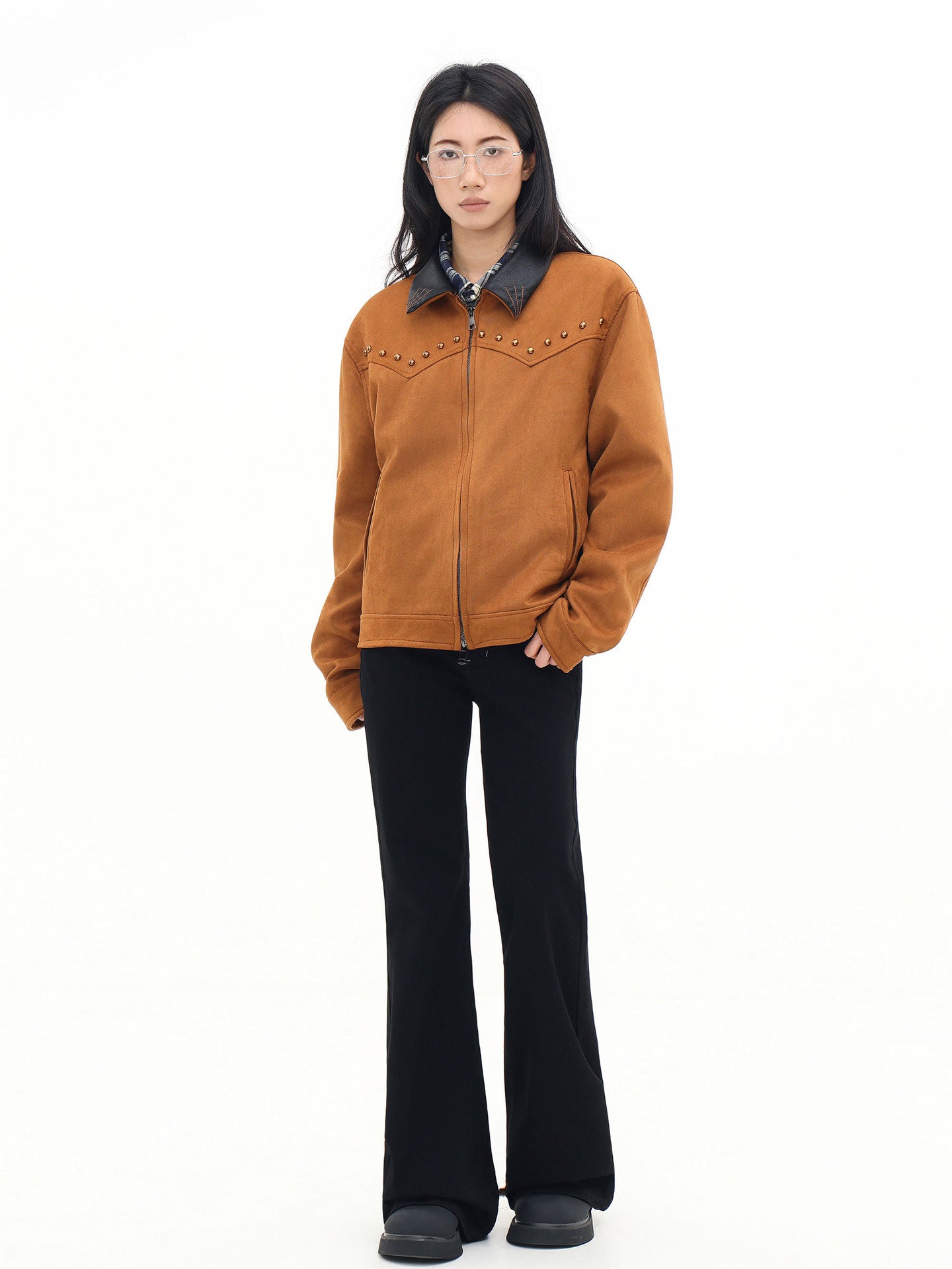 Retro Nail Bead Design Western Detroit Jacket