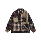 Ethnic Spliced Street Jacket