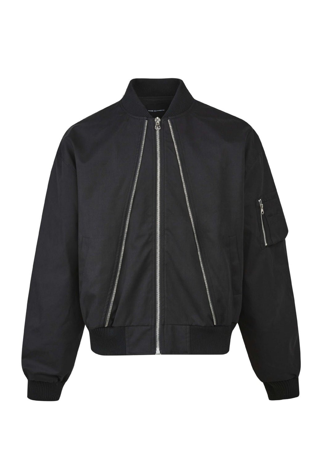 Patch Embroidery Flight Jacket Casual Outerwear