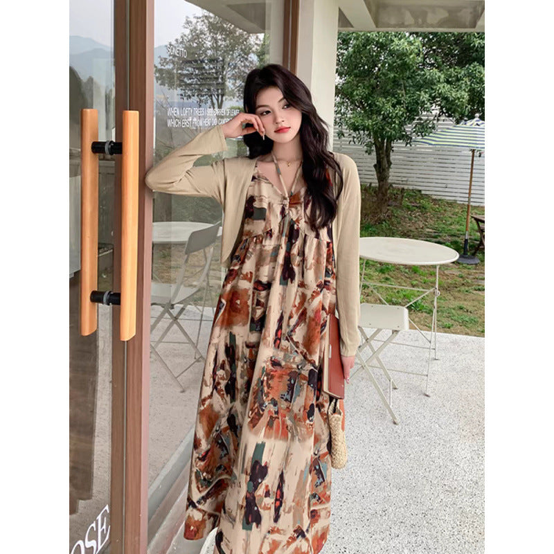 Dress with strap