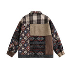 Ethnic Patchwork Pattern Jacket