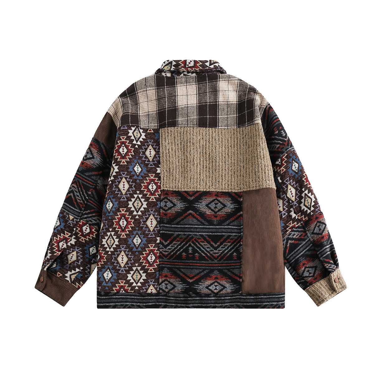 Ethnic Patchwork Pattern Jacket