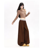 Double Waistband Design Pants