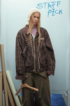 Vintage Plaid Jacket