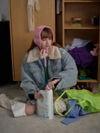 Lamb Wool Denim Cotton Jacket