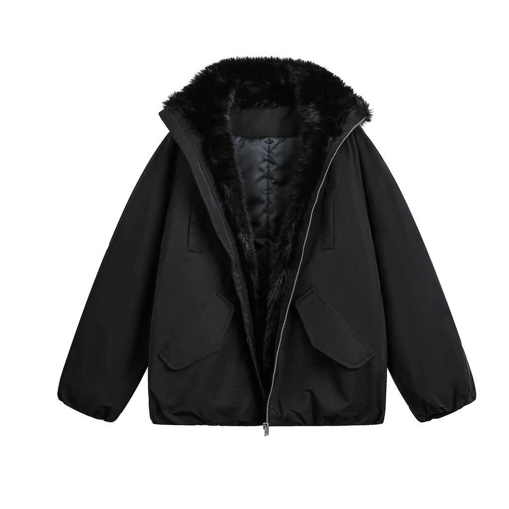 Fur Collar Fleece Jacket