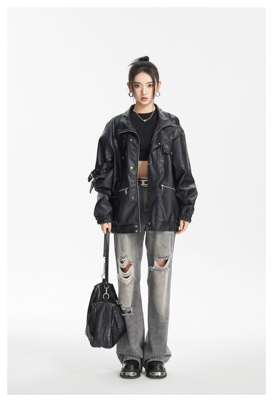 Rider Fit Leather Jacket