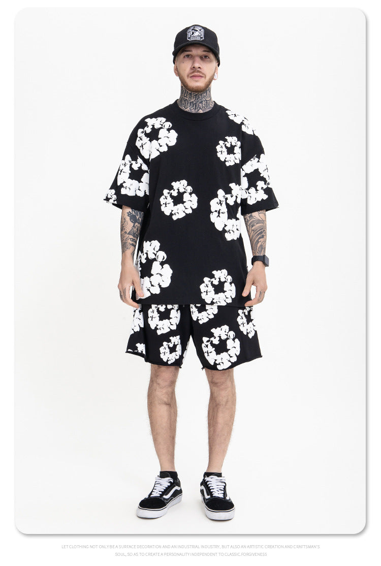 Foaming Print T-Shirt