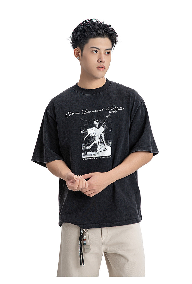 Unisex patterned t-shirt