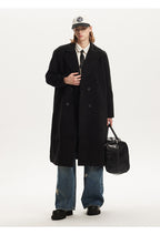 Retro Double-Breasted Wool Coat