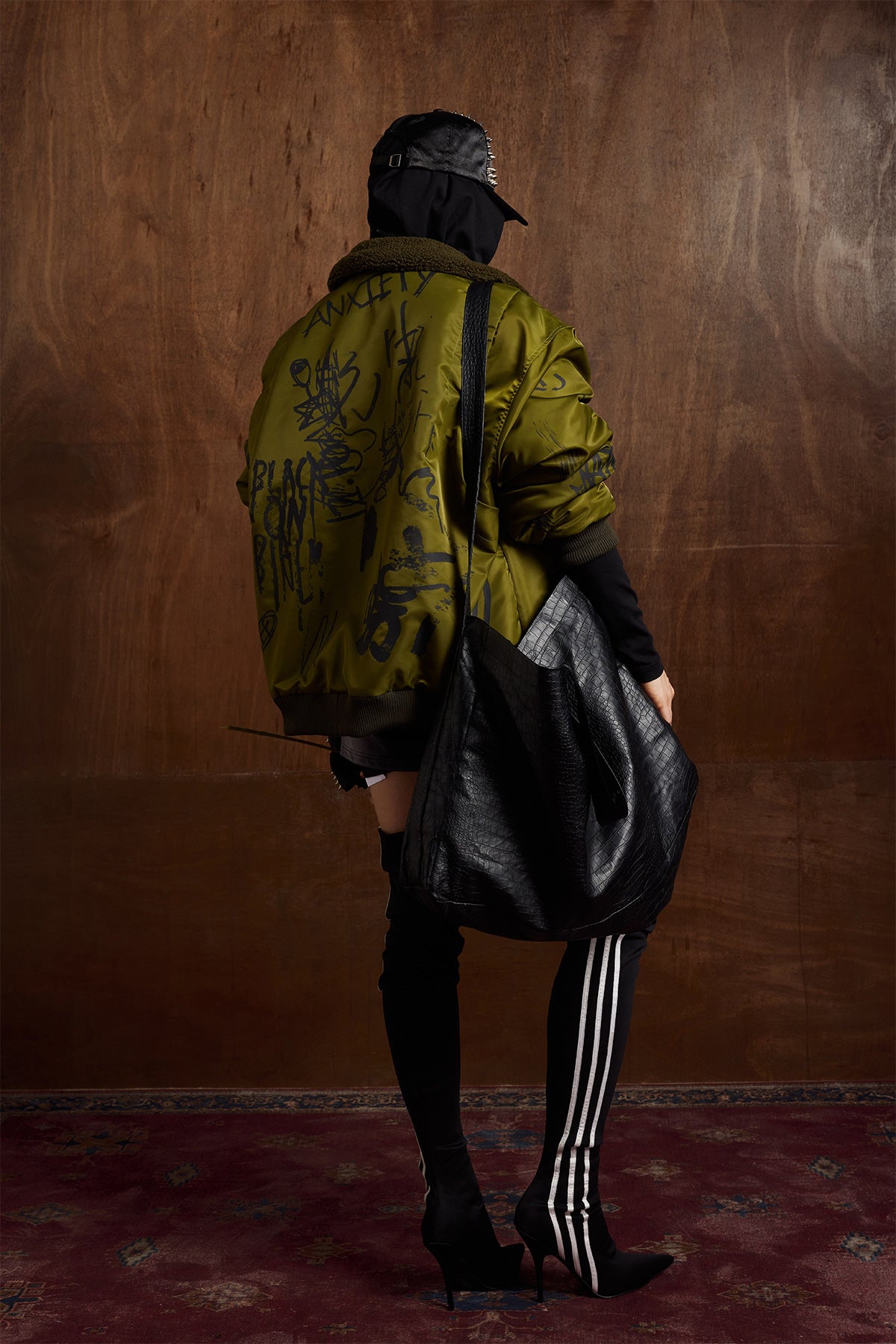 Graffiti Rose Jacket