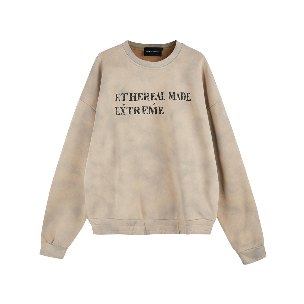 Vintage patterned hoodie