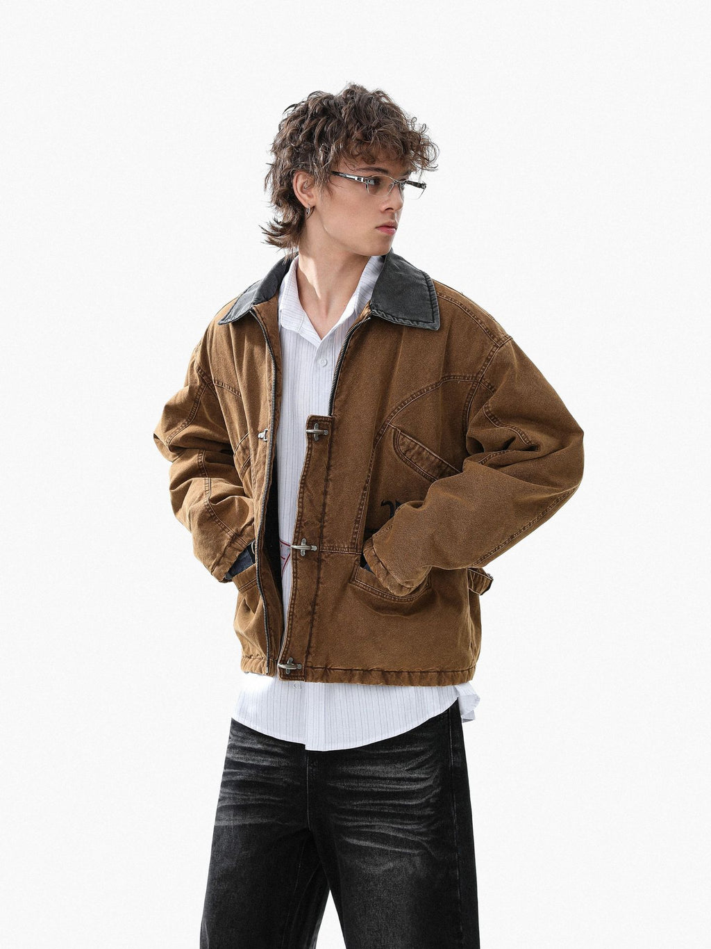 Denim Jacket With Back Print