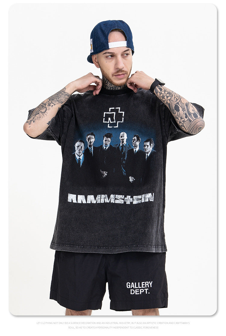 Letter Print Vintage T-Shirt