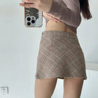 Plaid Anti Glare Skirt