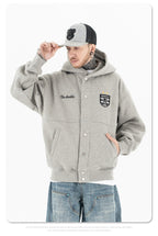 Casual Zip-Up Hooded Sweatshirt