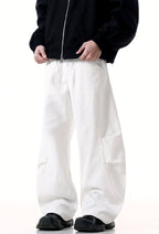 Loose Wide-Leg Pants