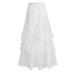 A-Line Design Long Skirt