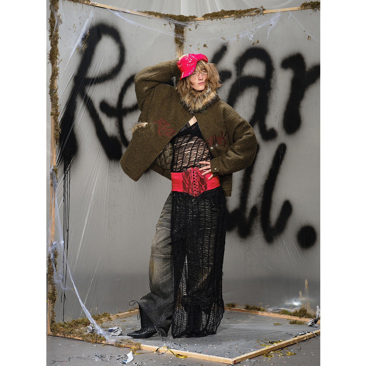 Lamb Wool Cotton Coat Jacket