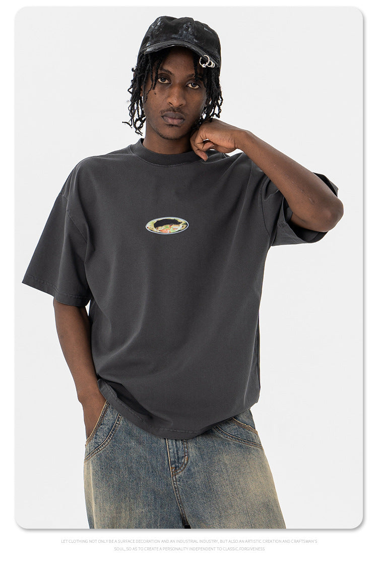 Men's Retro Print T-Shirt