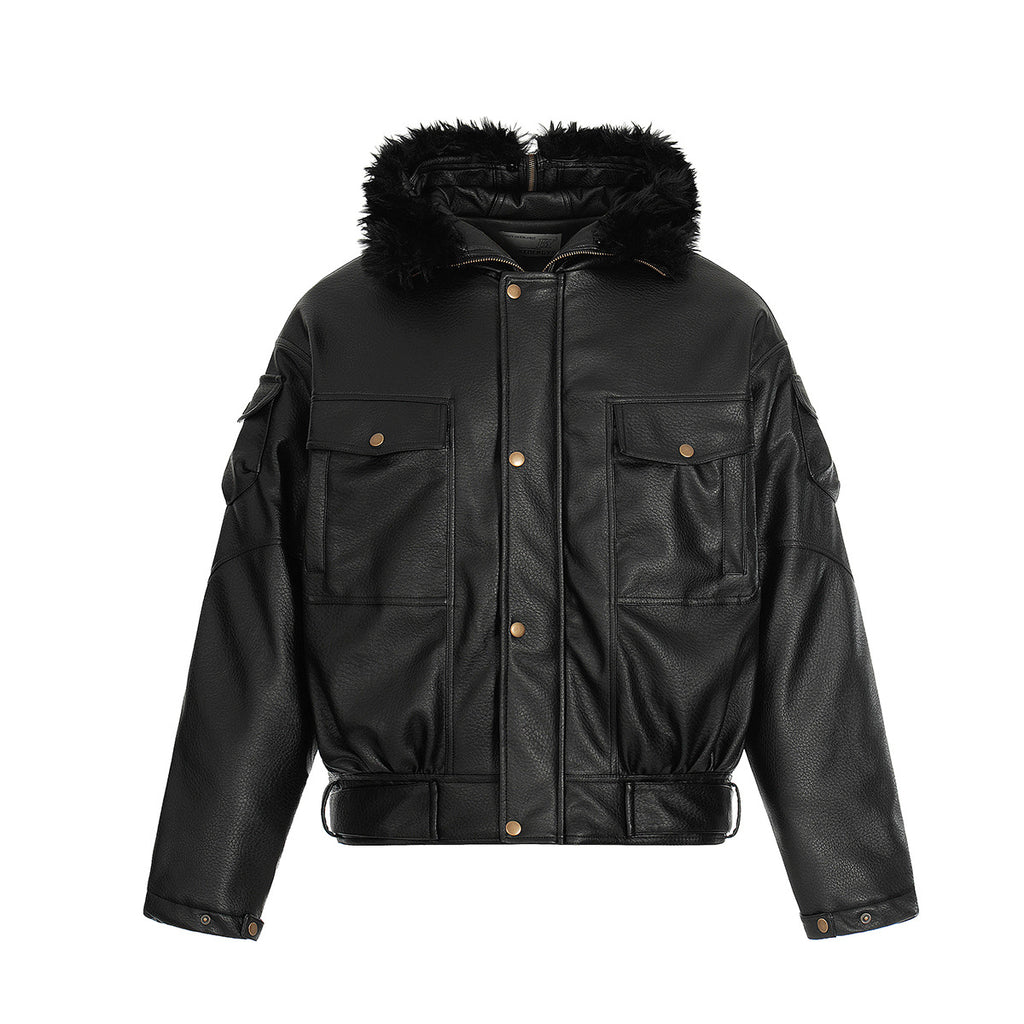 Leather Cotton Jacket