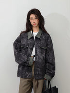 Contrasting Snake Jacket