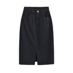 Straight Leg Slit Skirt