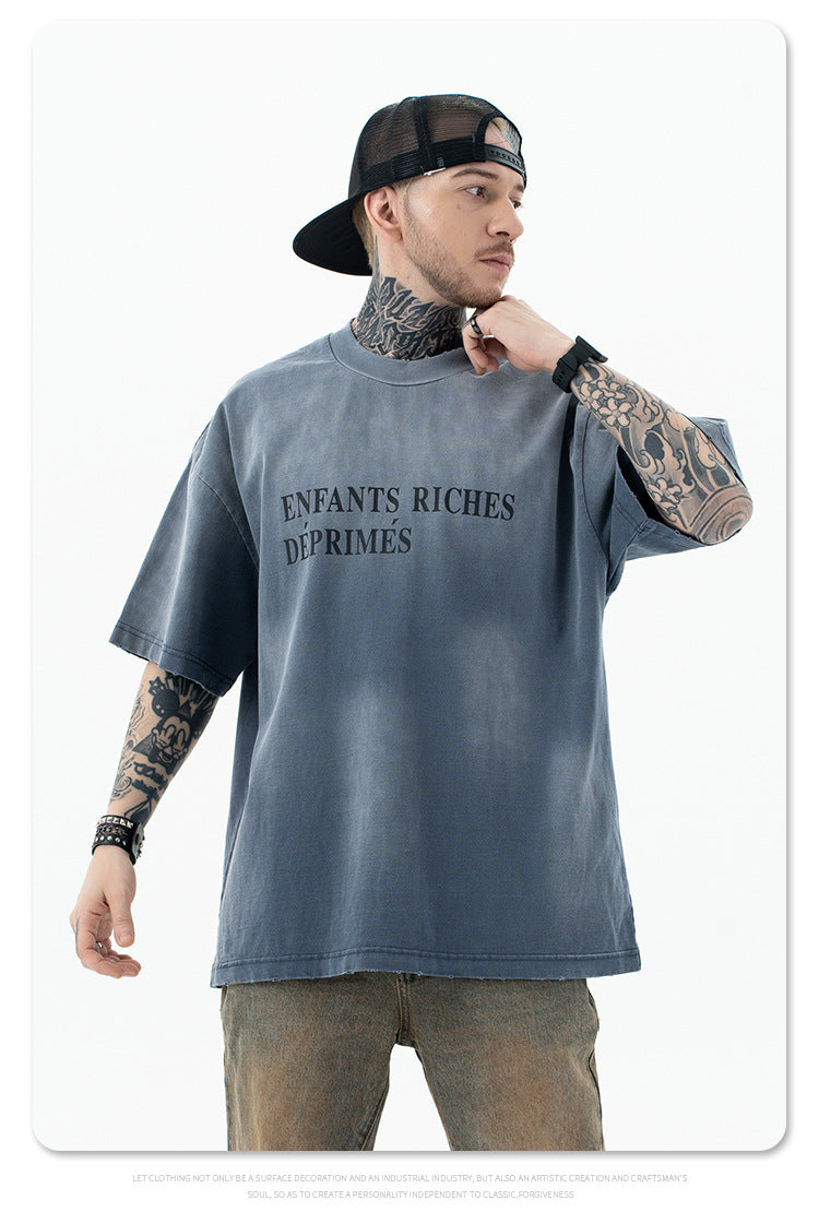 Streetwear Faded Oversized T-Shirt