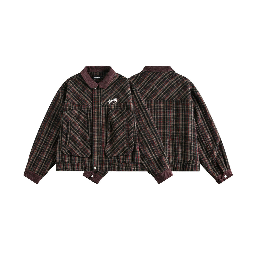 Vintage high street vintage plaid jacket
