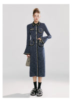 Chic Tweed Elegance Dress