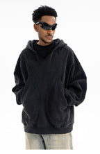 Deconstructed Oversized Hooded Sweatshirt